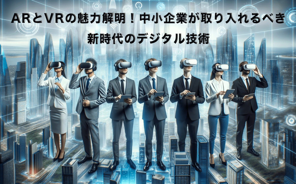 ARとVRの魅力解明！中小企業が取り入れるべき新時代のデジタル技術